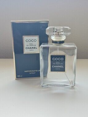 Authentic CHANEL Coco Empty Bottle and Box